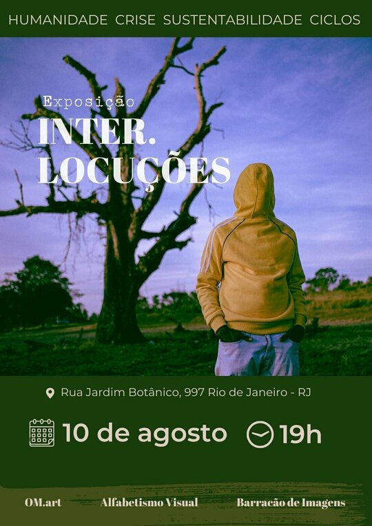 Exposição Inter. Locuções do Alfabetismo Visual no Studio Om.Art 